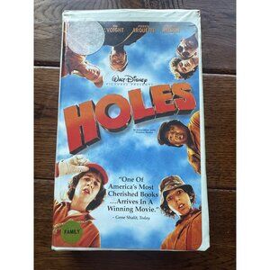 Walt Disney Holes VHS Family Movie In Clamshell Case